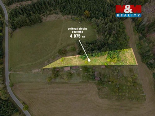 Prodej stavebního pozemku 4075 m²