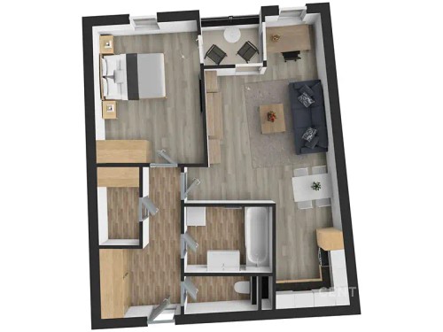 Prodej bytu 2+kk 52 m²