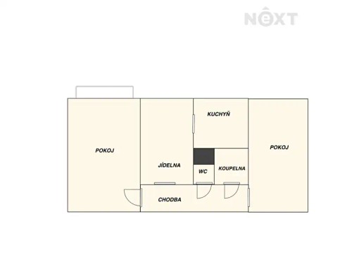 Prodej bytu 3+kk 52 m²