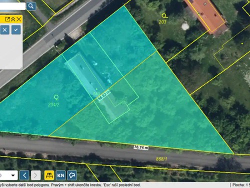 Prodej stavebního pozemku 3077 m²