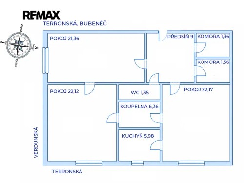 Prodej bytu 3+1 91 m²