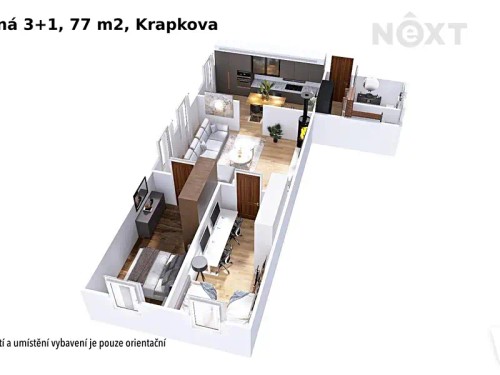 Prodaný byt 3+1 89 m²