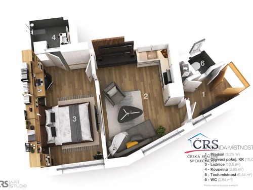 Prodej bytu 2+kk 37 m²