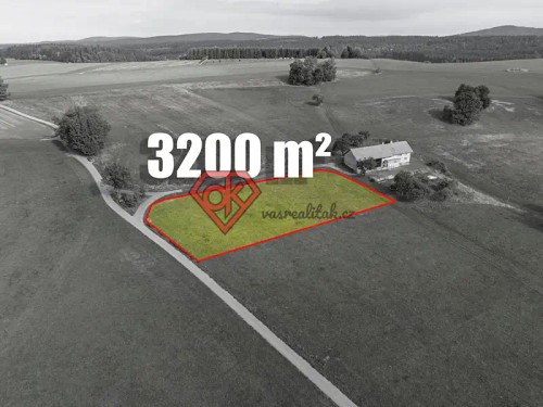 Prodej stavebního pozemku 3200 m²