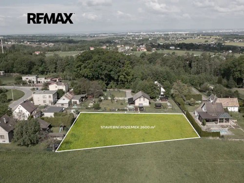Prodej stavebního pozemku 2600 m²
