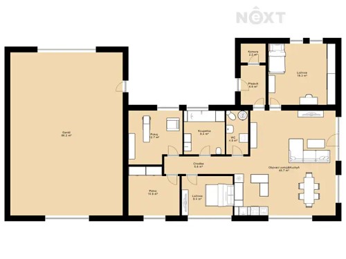 Prodej domu 216 m², pozemek 1768 m²