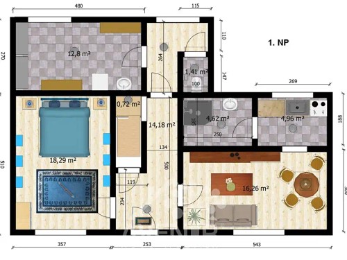 Prodej domu 150 m², pozemek 1202 m²