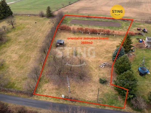 Prodej stavebního pozemku 2650 m²