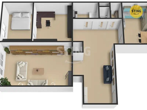 Prodej bytu 2+1 68 m²