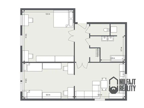 Prodaný byt 3+kk 97 m²