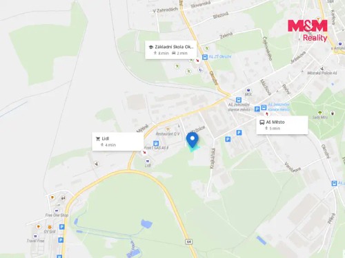 Prodej stavebního pozemku 1683 m²