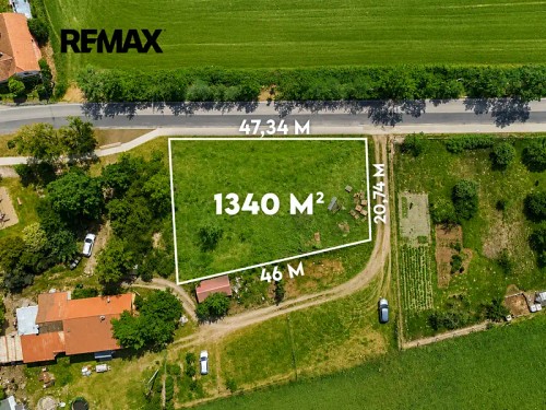 Prodej stavebního pozemku 1340 m²