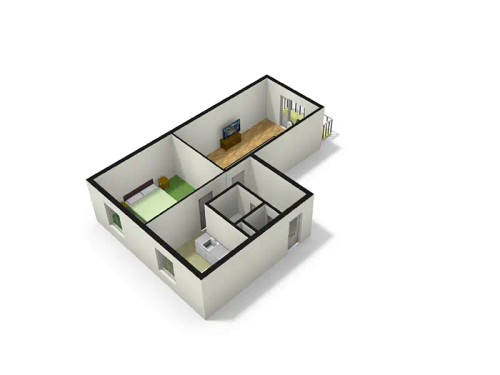 Prodej bytu 2+1 56 m²