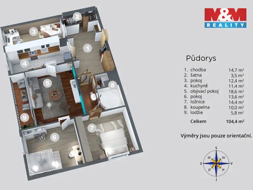 Prodaný byt 4+1 98 m²