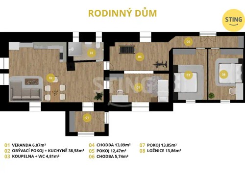 Prodej domu 149 m², pozemek 900 m²