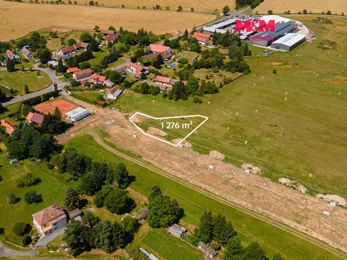 Prodej stavebního pozemku 1276 m²