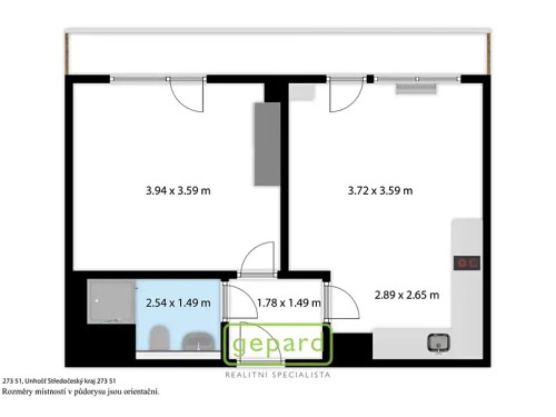 Prodej bytu 2+kk 35 m²