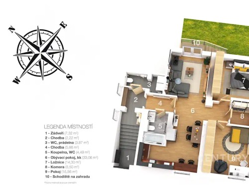 Prodaný byt 3+kk 88 m²