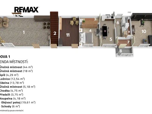 Prodaný dům 415 m², pozemek 2446 m²