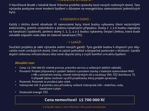 Prodej stavebního pozemku 2689 m²