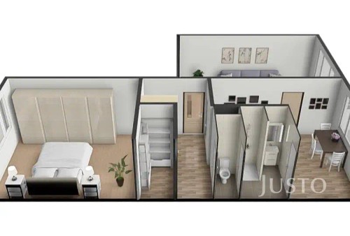 Prodaný byt 2+1 61 m²