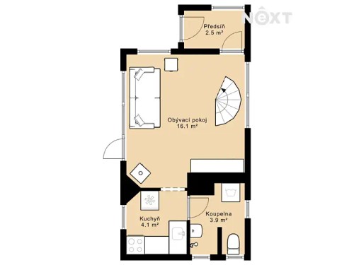 Prodej chaty 48 m², pozemek 329 m²
