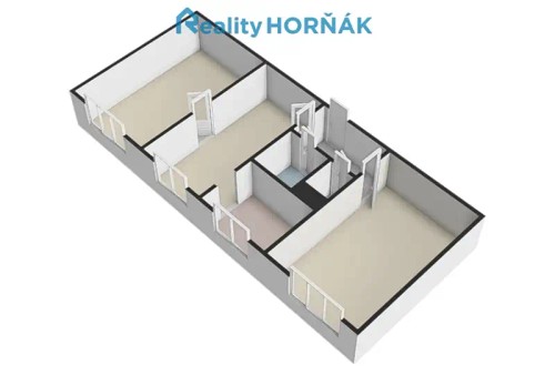 Prodej bytu 3+1 56 m²