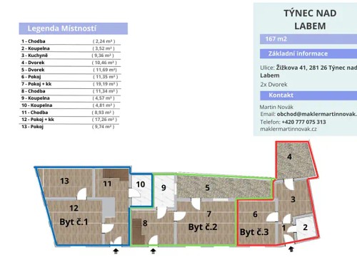 Prodej bytu 5+kk 168 m²