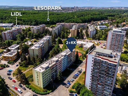 Prodaný byt 2+kk 39 m²