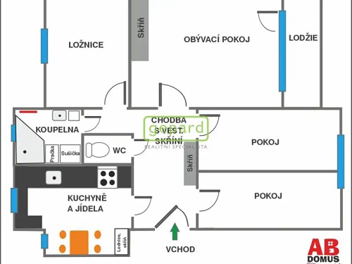 Prodej bytu 3+1 105 m²