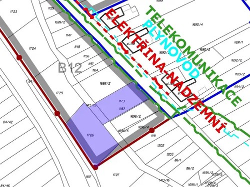 Prodej stavebního pozemku 1812 m²