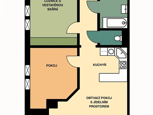 Prodej bytu 3+kk 64 m²