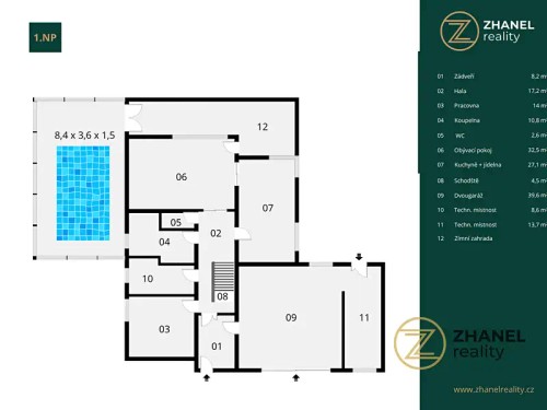 Prodej domu 351 m², pozemek 1603 m²
