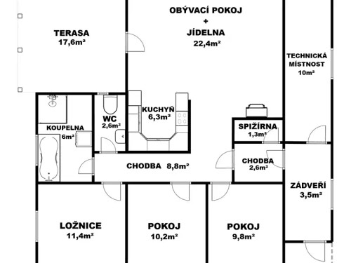 Prodej domu 95 m², pozemek 688 m²