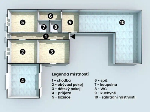 Prodej domu 90 m², pozemek 831 m²