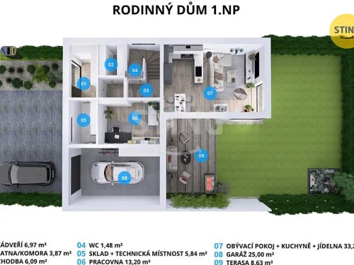 Prodej domu 200 m², pozemek 296 m²