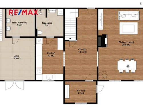 Prodaná  chata 200 m², pozemek 1966 m²
