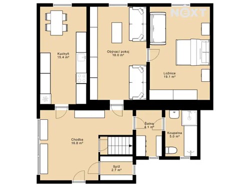 Prodej domu 81 m², pozemek 912 m²