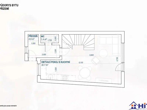 Prodej bytu 3+kk 69 m²