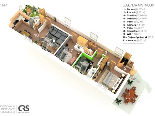 Prodej domu 225 m², pozemek 376 m²