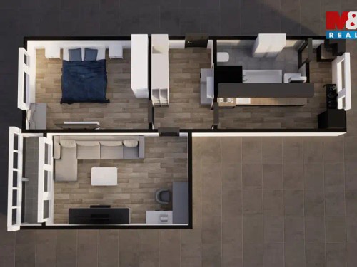 Prodaný  byt 2+1 61 m²