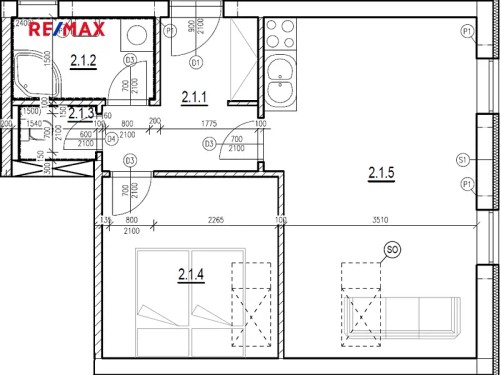 Prodej bytu 2+kk 45 m²