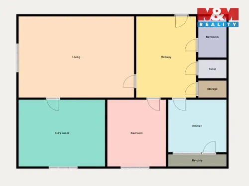 Prodaný  byt 3+1 67 m²
