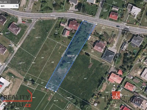Prodej stavebního pozemku 1900 m²