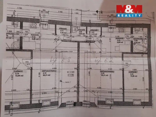 Prodaný byt 2+kk 54 m²