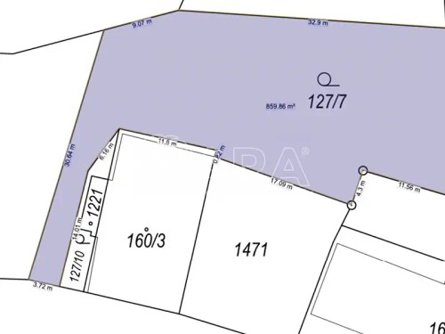 Prodej stavebního pozemku 856 m²