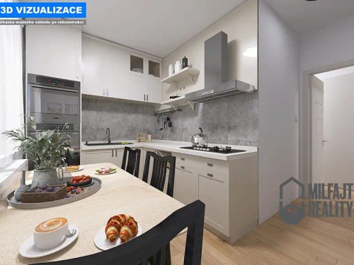 Prodej bytu 3+1 62 m²