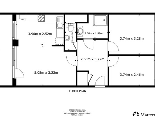 Prodej bytu 3+kk 67 m²