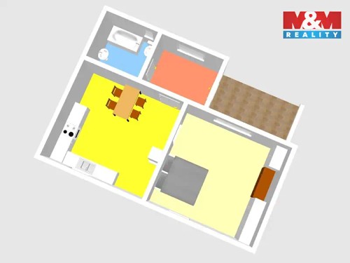 Prodej domu 55 m², pozemek 608 m²