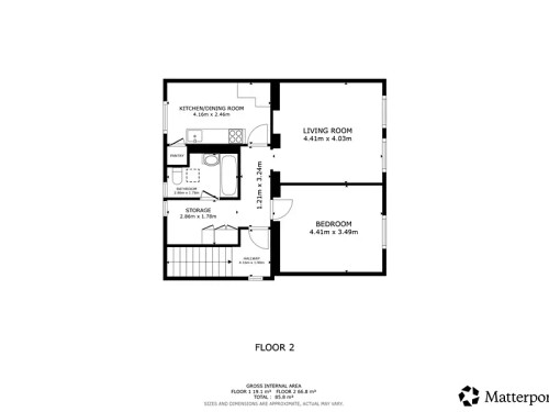 Prodej bytu 2+1 58 m²